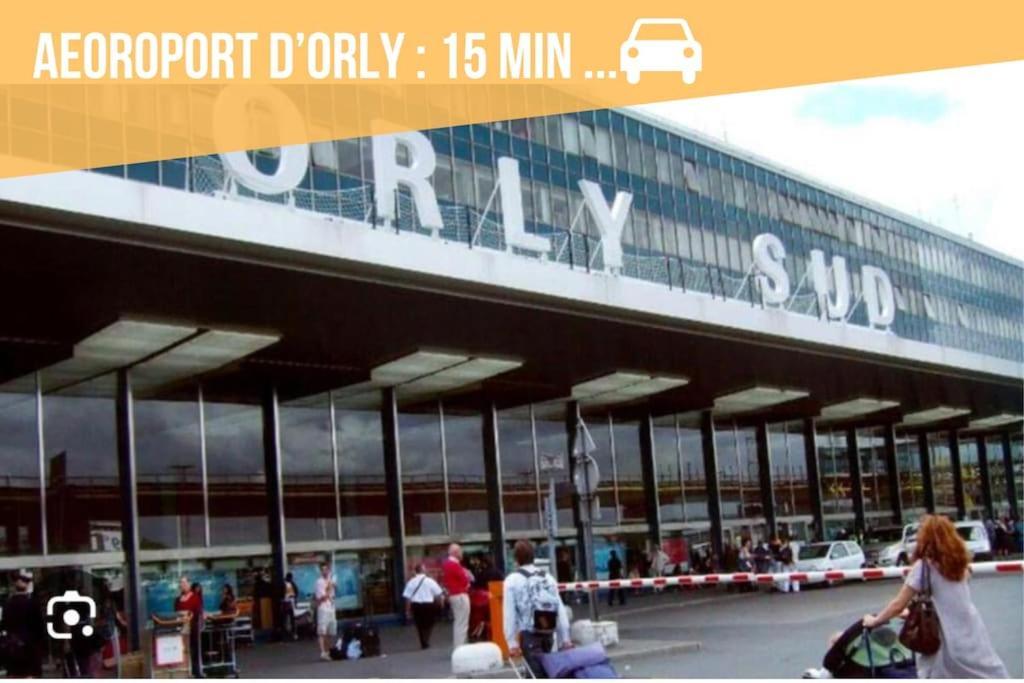 F2 Proche Gare - 5Min Rer Orly 15Min Juvisy-sur-Orge Εξωτερικό φωτογραφία